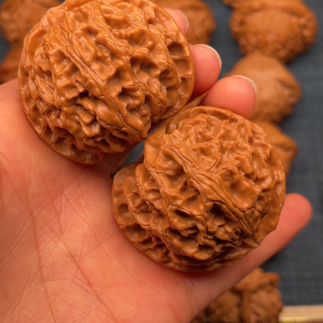 文玩核桃把件43全品苹果