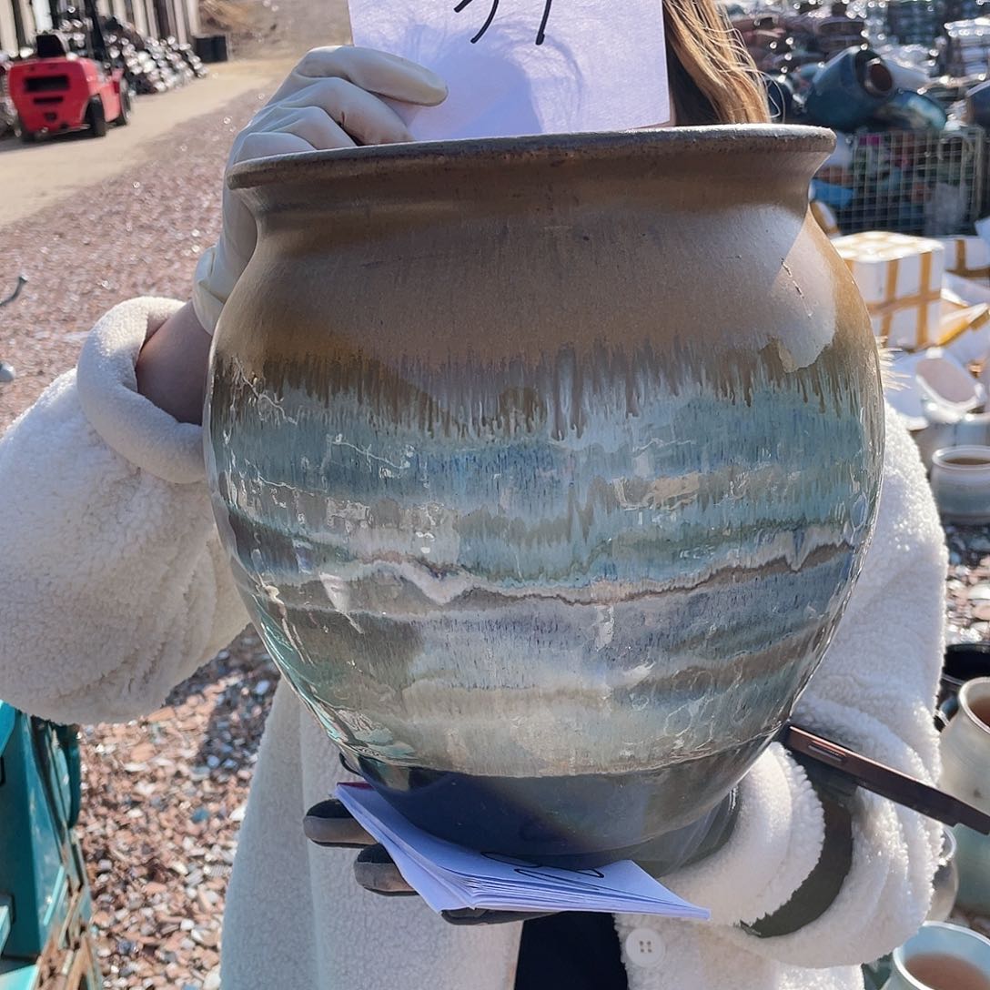 红陶王嫂花盆0129-37