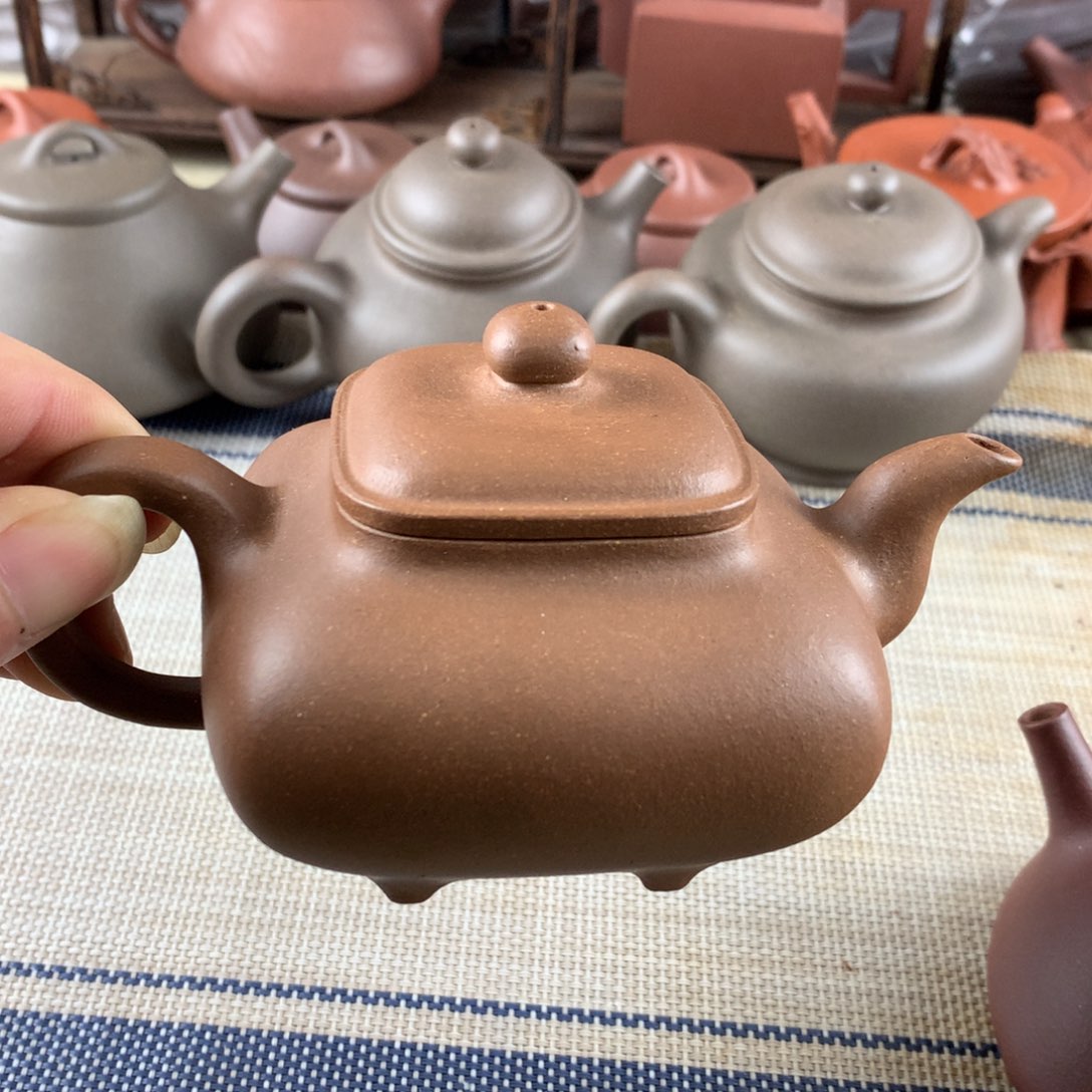 紫砂茶壶黄龙山老段泥