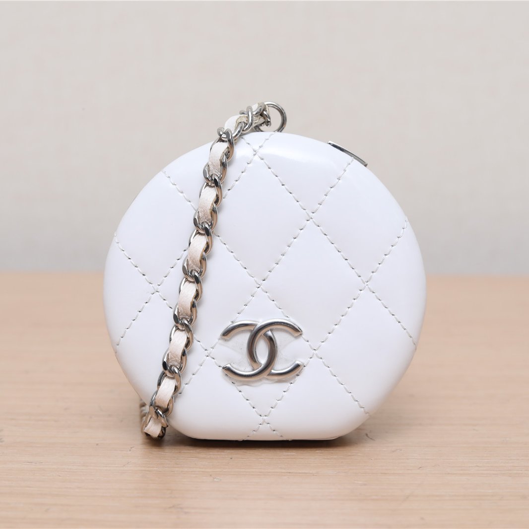 99新 Chanel/香奈儿 小花6珊 21k 化妆盒 粉饼包 超mini 31开