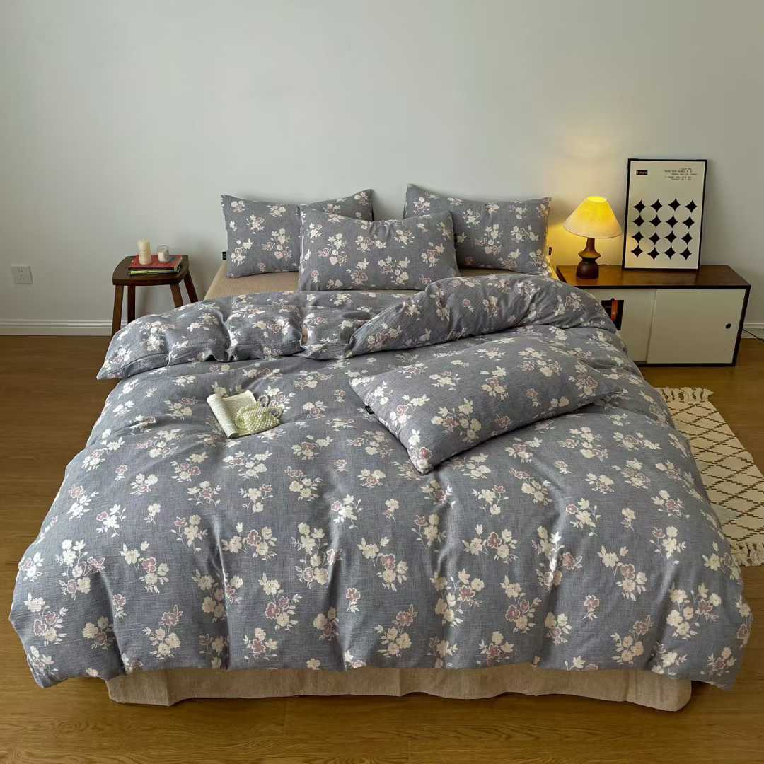 亚麻四件套复古亲肤高级感2025新款