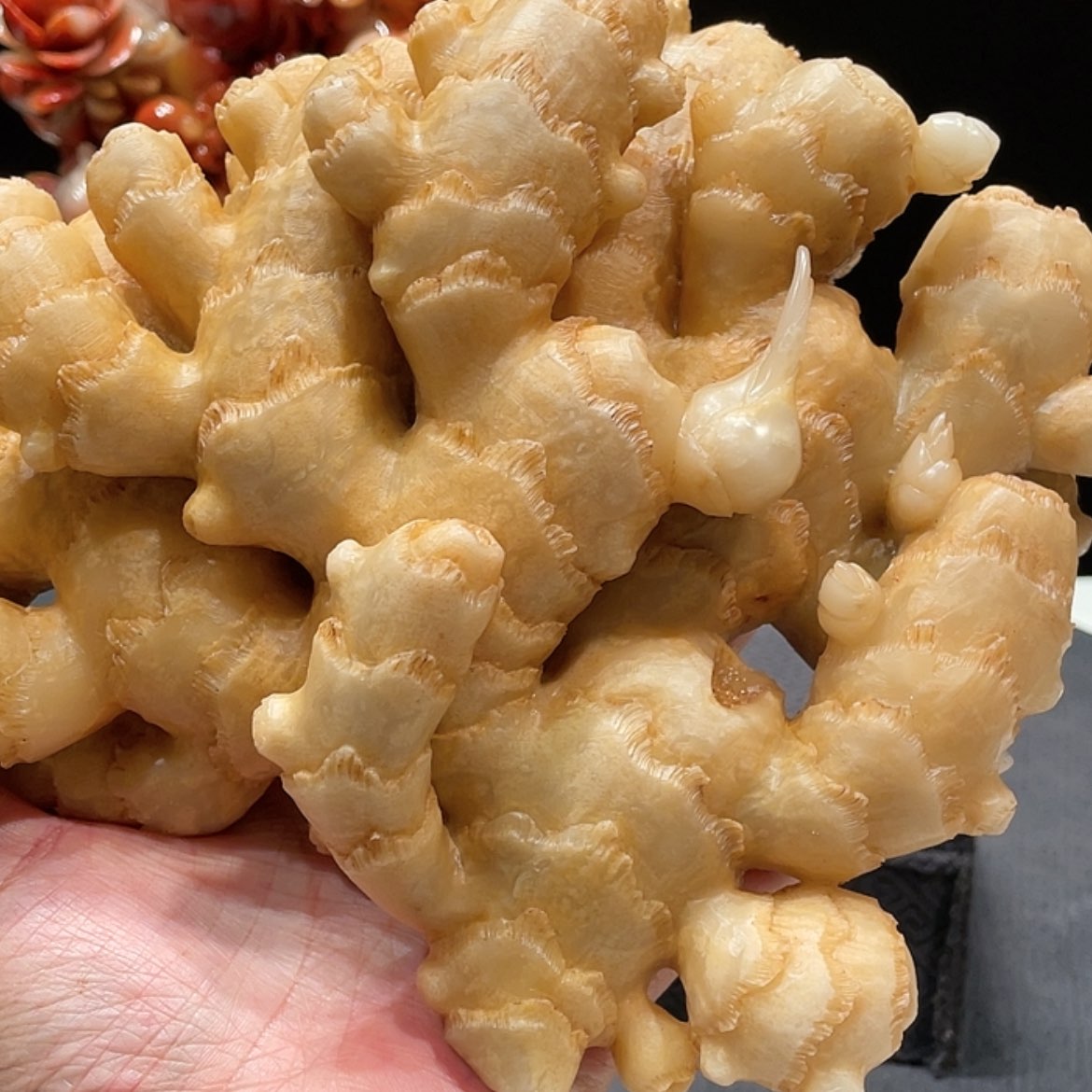 【闪购商品】寿山石学*生姜寿山石雕刻艺术品