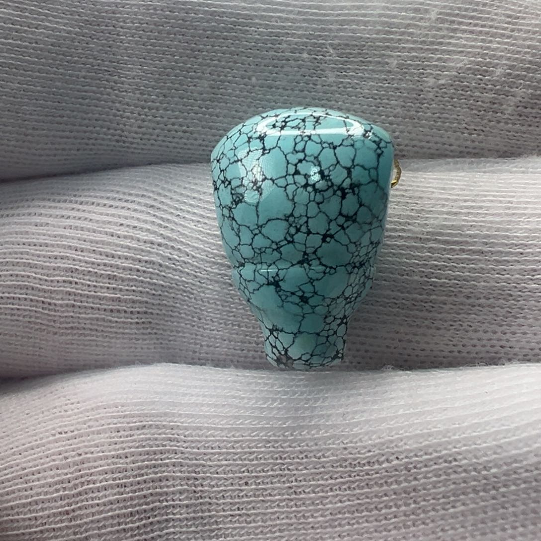 绿松石未镶嵌三通13.3