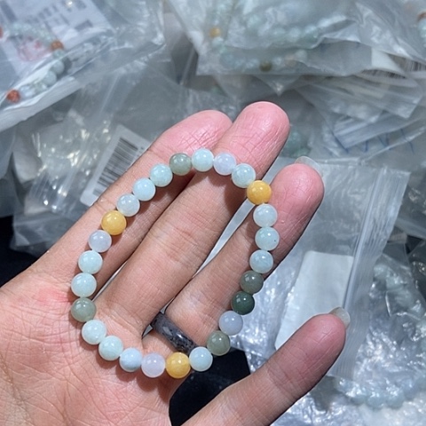 未镶嵌手链翡翠翡翠