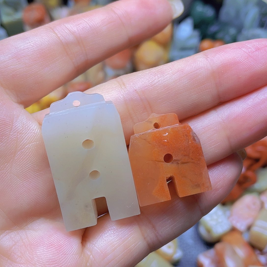 青田石印石联珠章