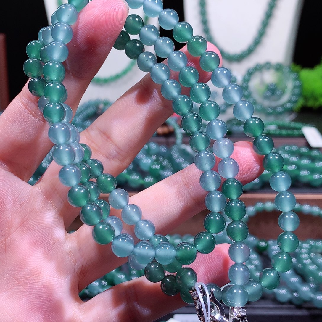 翡翠未镶嵌手链天然a货翡翠7