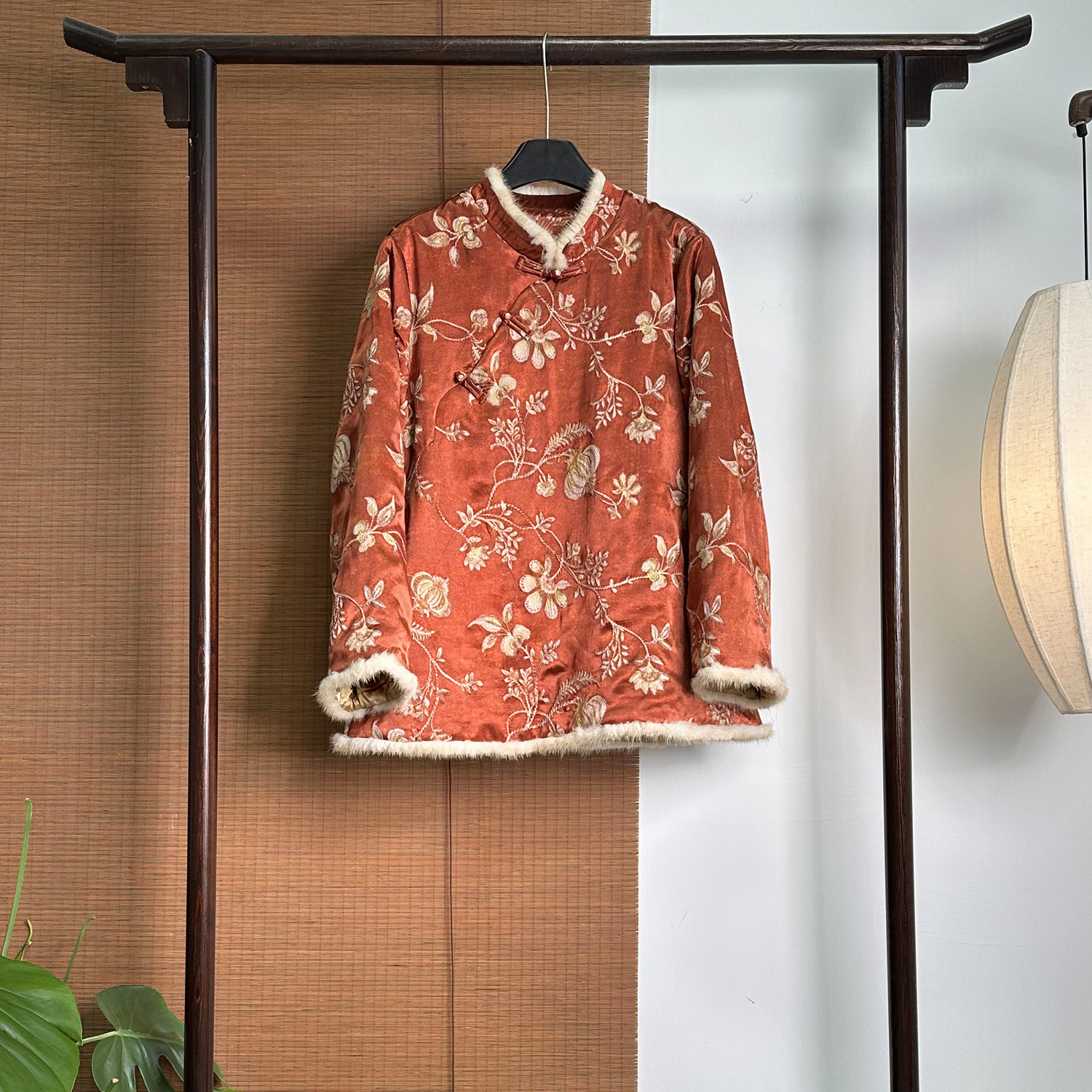 【253753】丹枫絮语 新中式 夹棉加厚棉服上衣