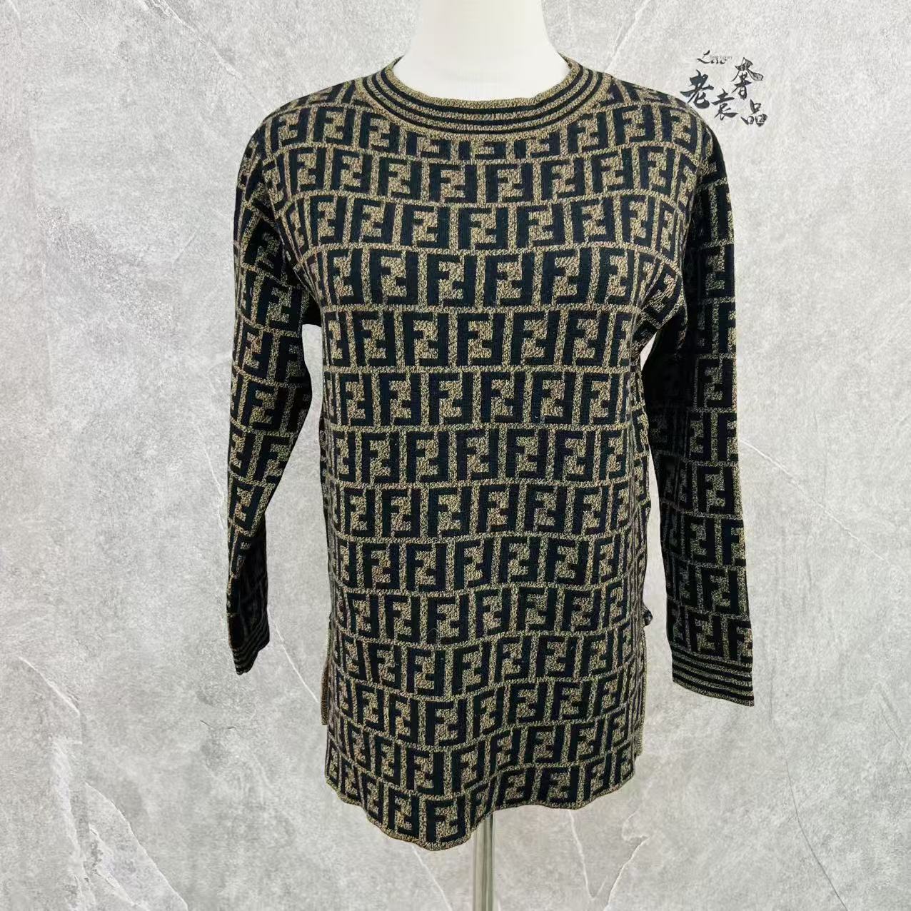 95新 FENDI/芬迪 海囤J/芬迪/上衣/38码/da157886女装秋冬