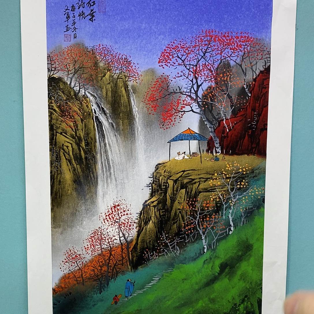 国画李文军教授作品