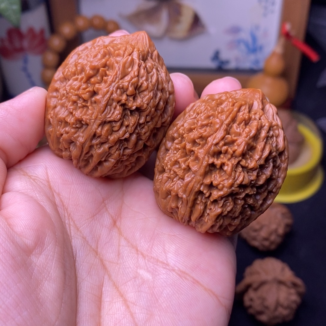 把件文玩核桃36大蒜头