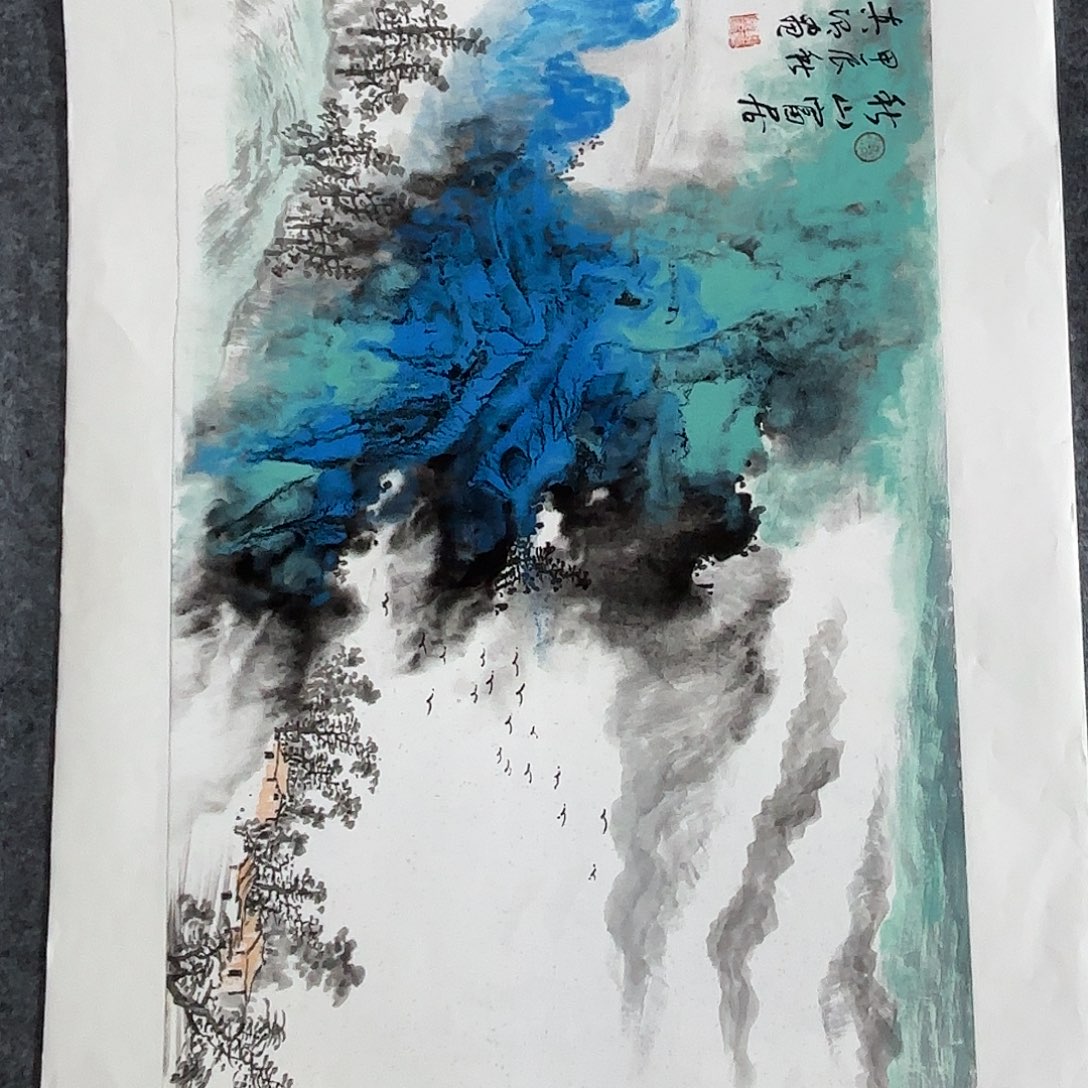 国画国画作品多次入选国内外
