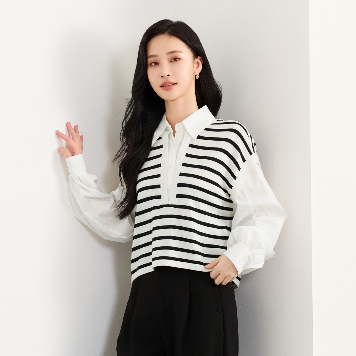 【小余专属】佳人苑女装衬衫J412050