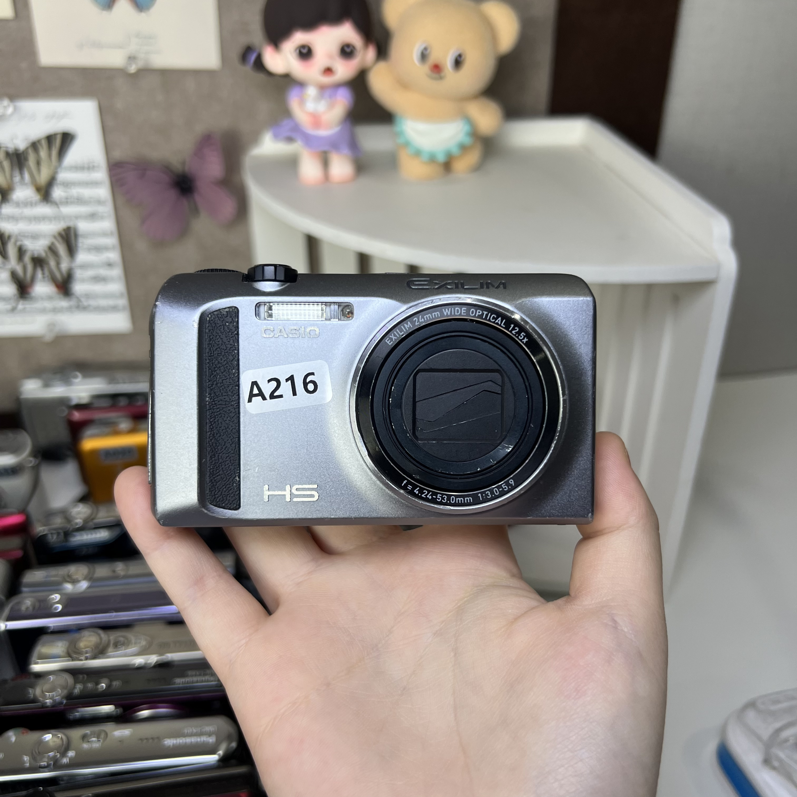 9新 Casio/卡西欧 卡西欧zr400 功能正常 配件齐全