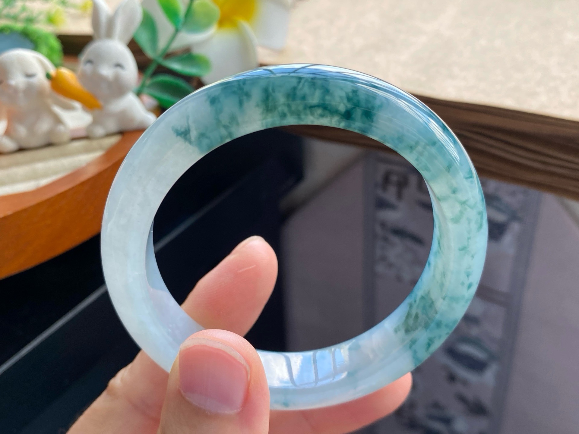 1001期！冰飘花种水镯8800号54.7-12.6-8.3 深海秘境！