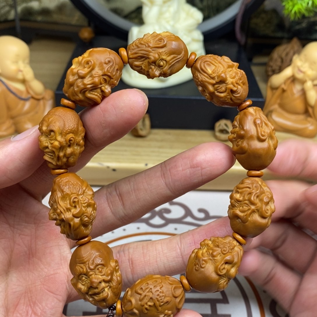 橄榄核手串/手链橄榄核雕工艺手串