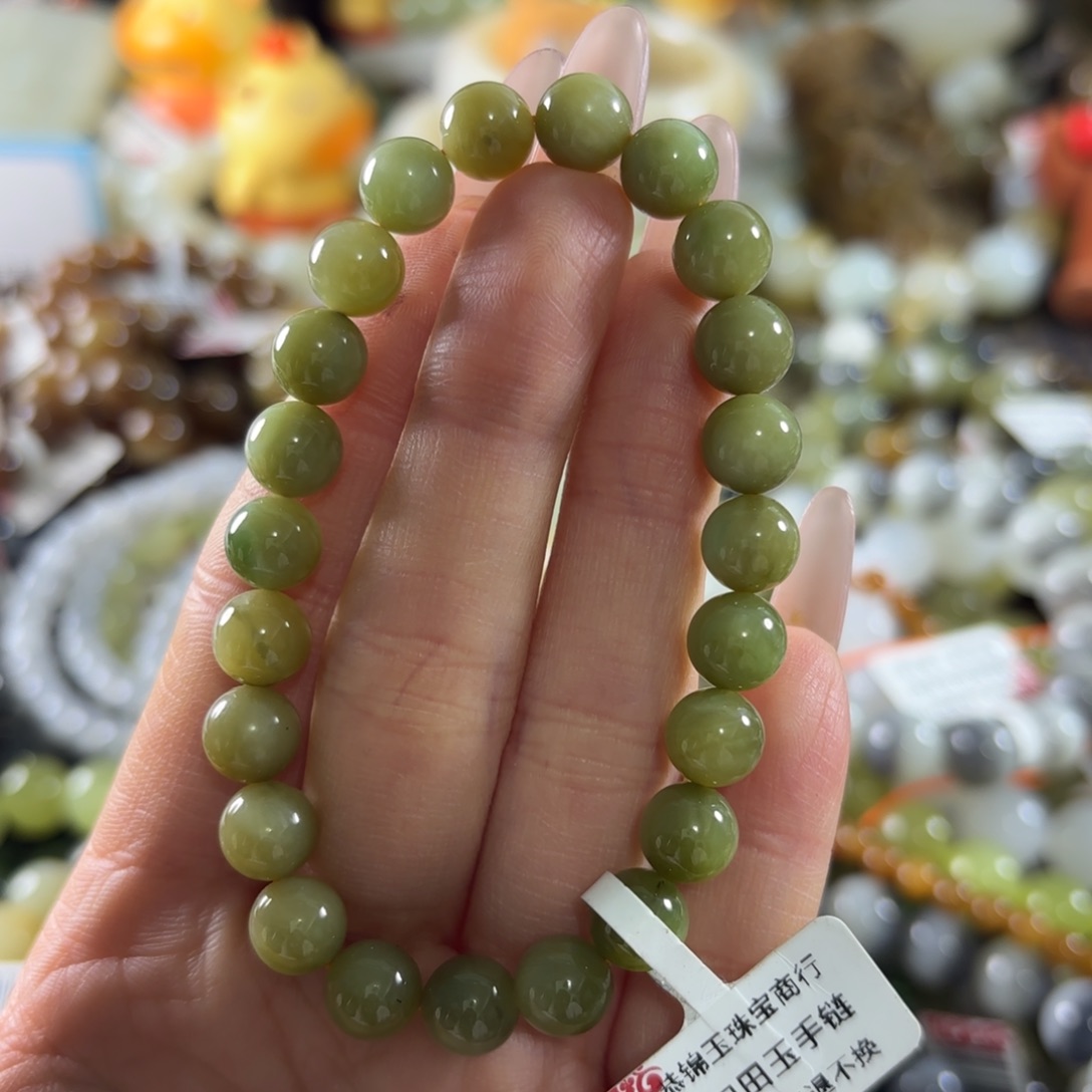 和田玉未镶嵌手串207