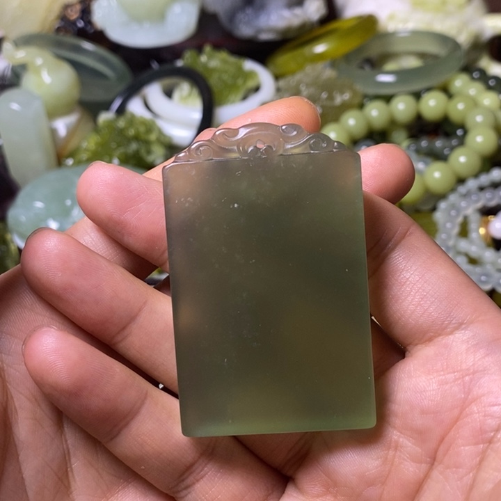 岫玉岫玉颈饰未镶嵌茉**夕