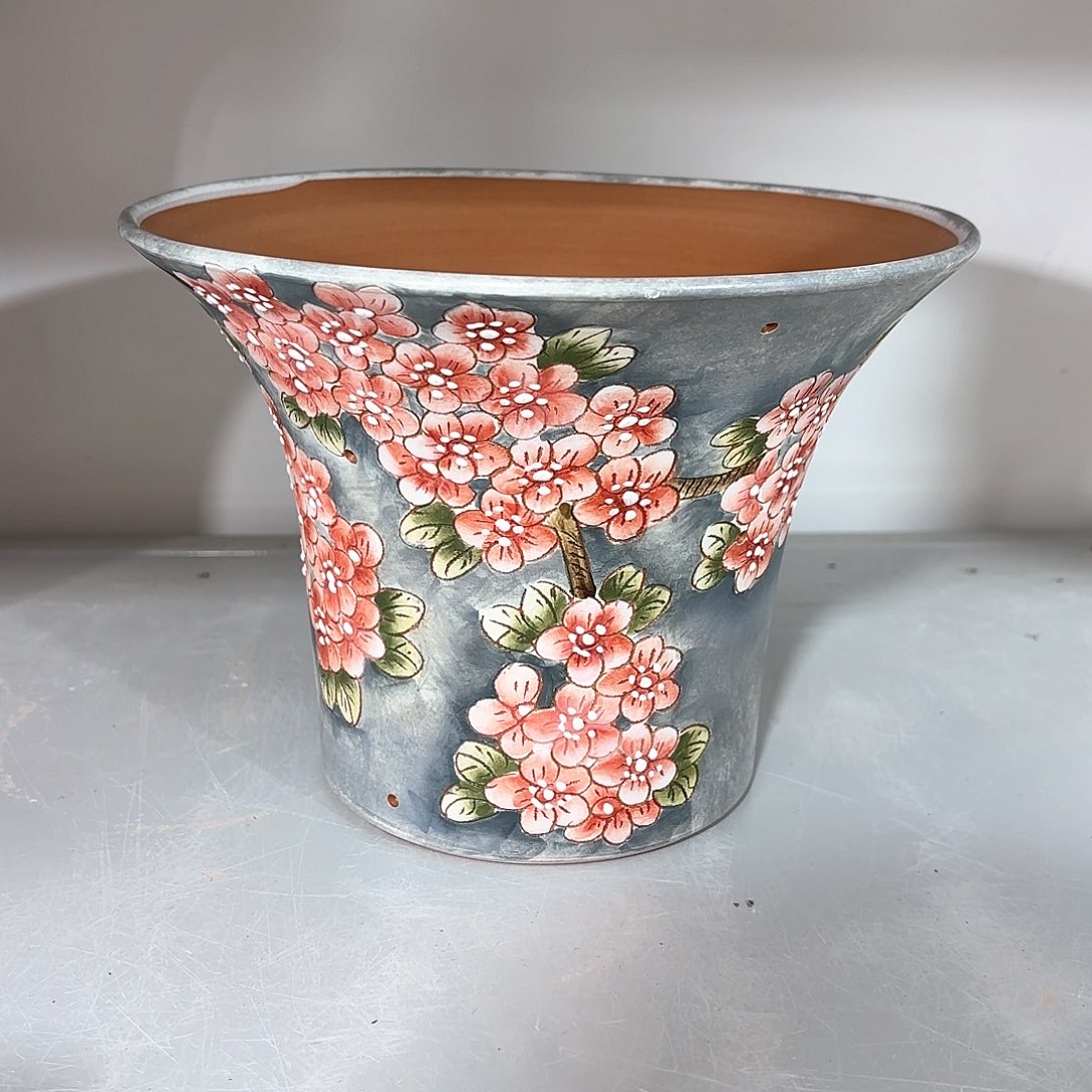 紫砂花盆手工花盆默认微瑕21/16