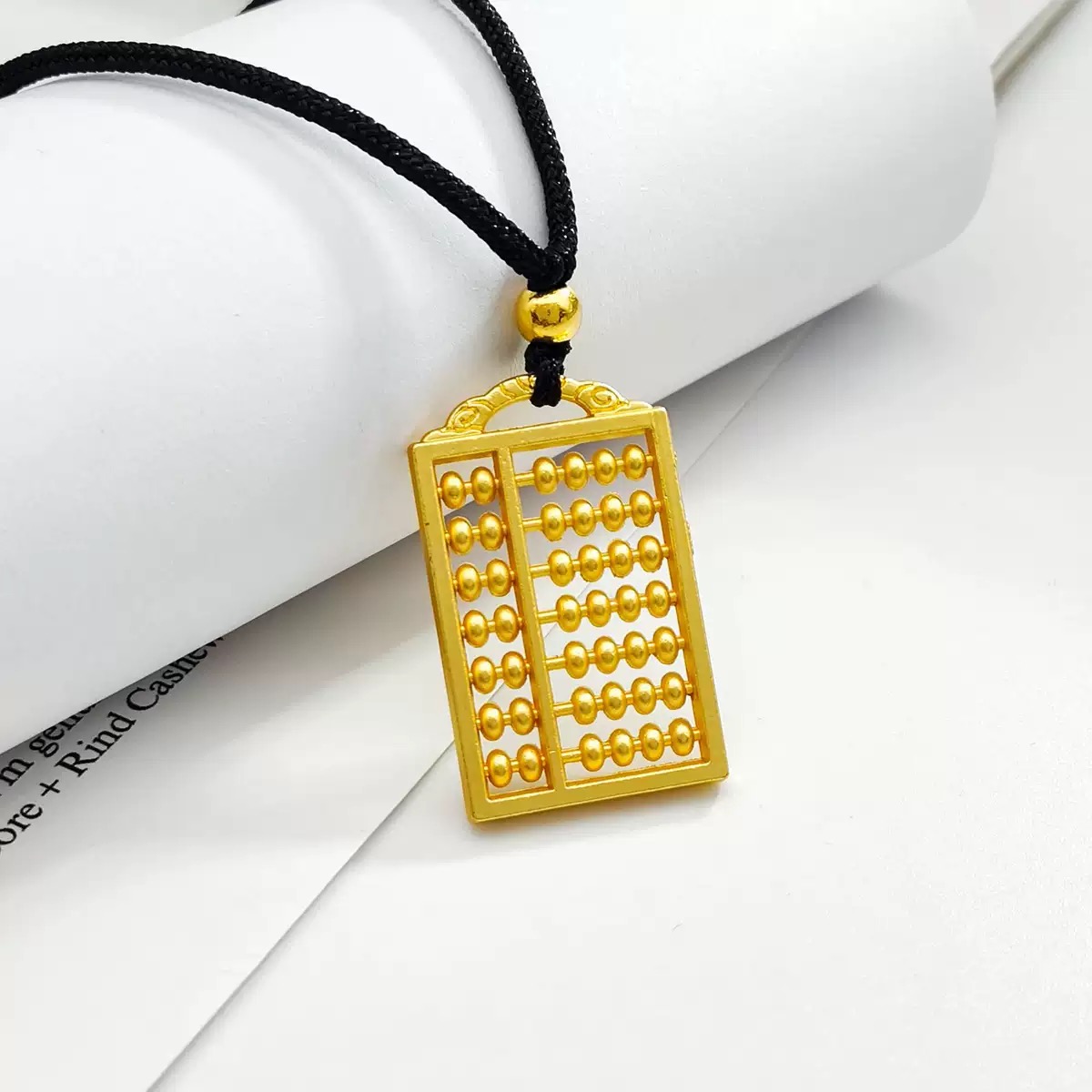 （粉丝专享）5.2g算盘吊坠漂亮大气时尚百搭S1