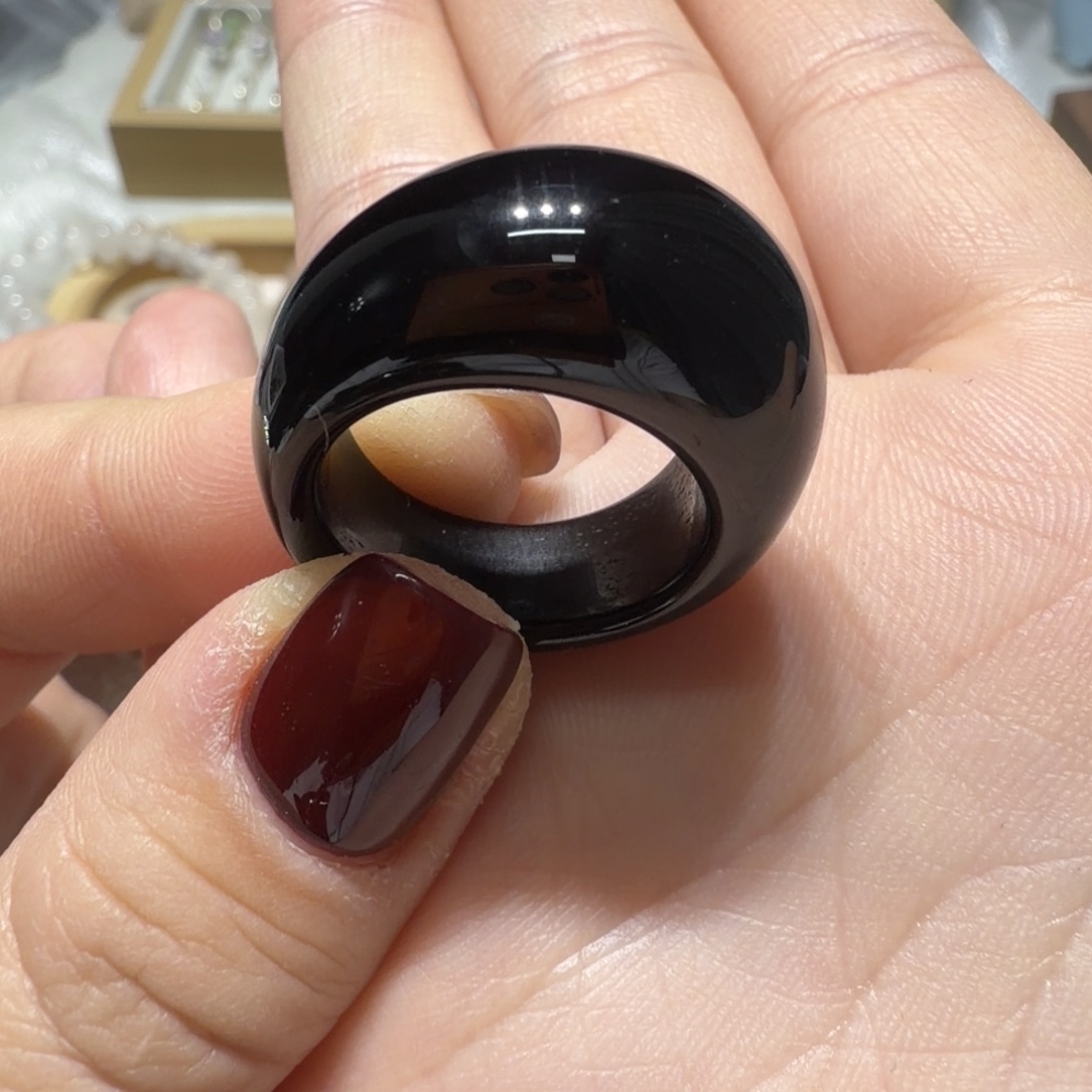 奶****玛瑙/玉髓未镶嵌戒指港19/20
