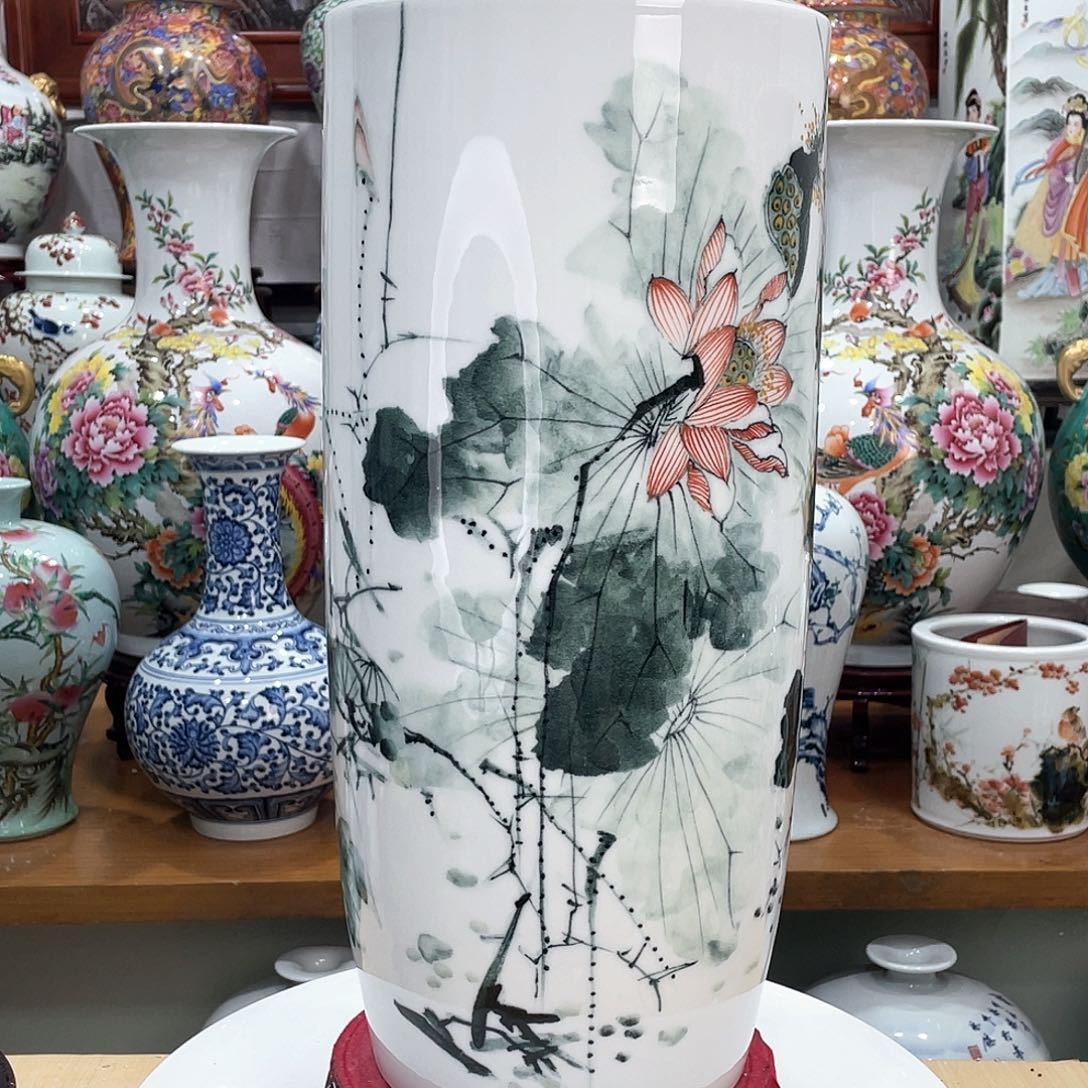 听***遍摆件陶景德镇的陶瓷