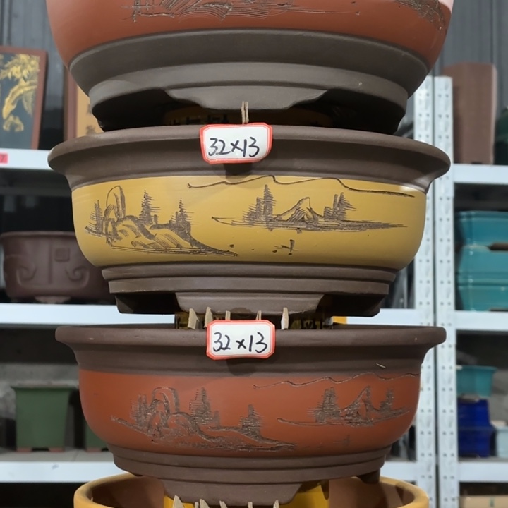 紫砂花盆             100-4