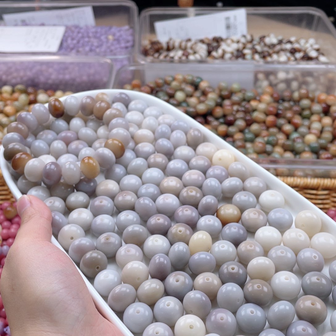 白玉菩提吊坠k/14mm/20k