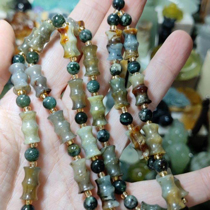 岫玉未镶嵌手串手串