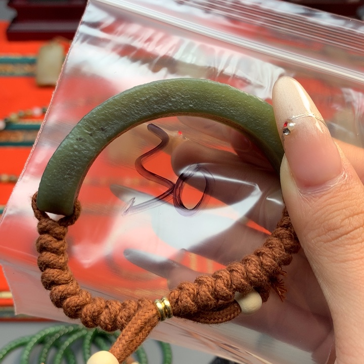 和田玉（糖玉）颈饰未镶嵌6**9