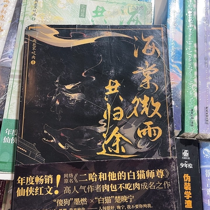 二哈和他的白猫师尊全新全套六本带周边