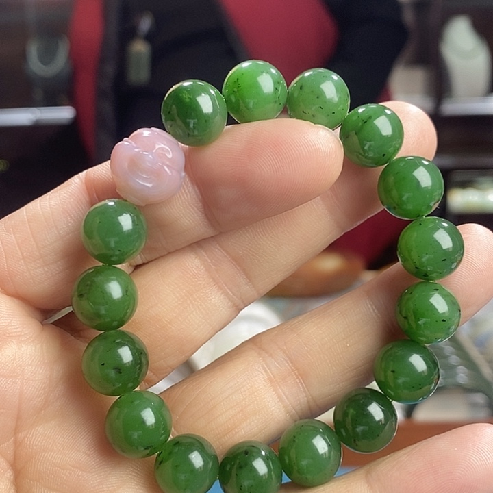 和田玉未镶嵌手串