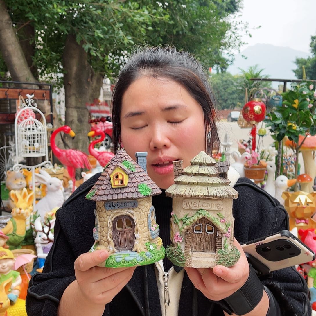 【闪购商品】无铅玻璃花园摆件&002&