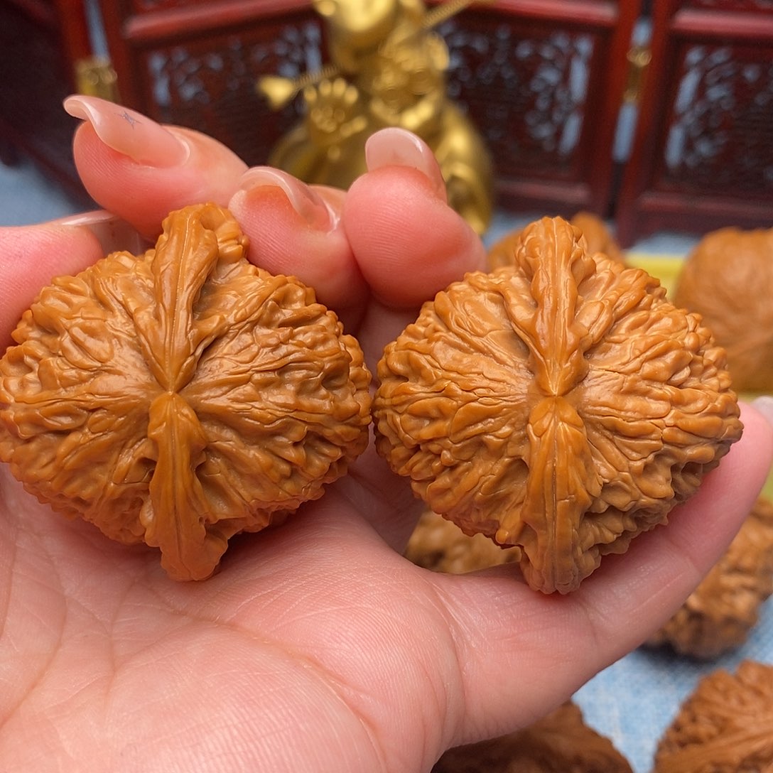 把件文玩核桃44全品毕业白狮子