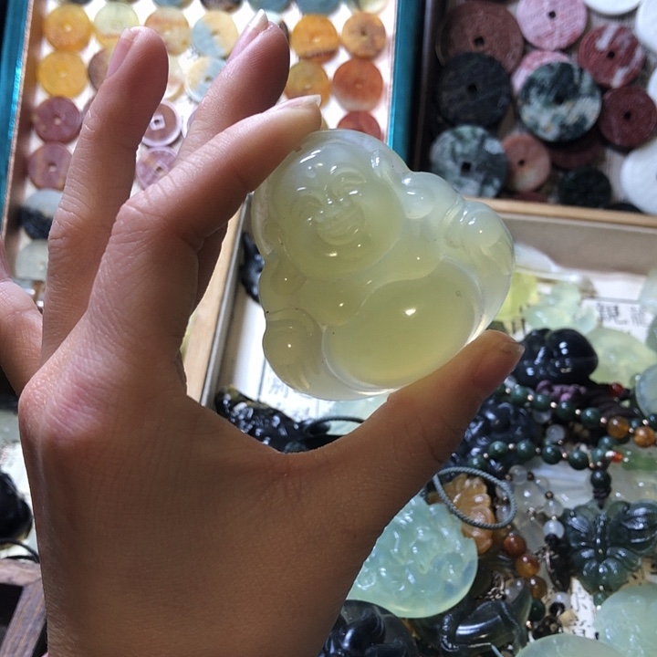 岫玉岫玉挂件未镶嵌