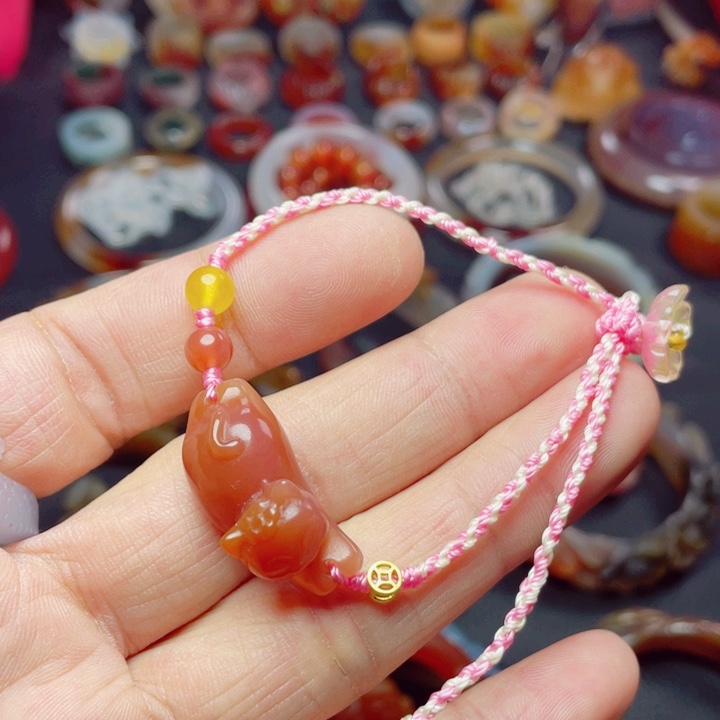 玛瑙/玉髓手链未镶嵌