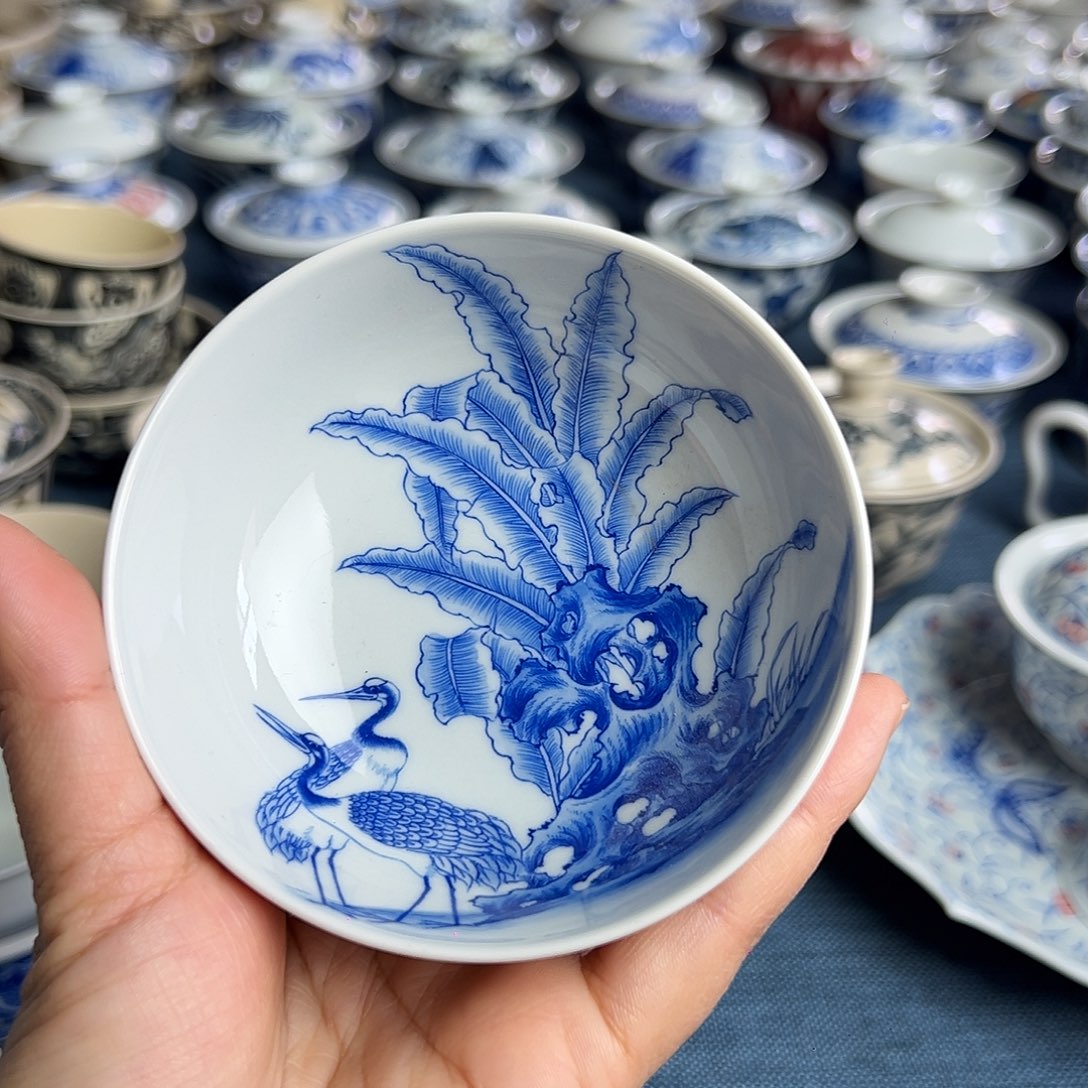 福利普洱杯蕉叶仙鹤