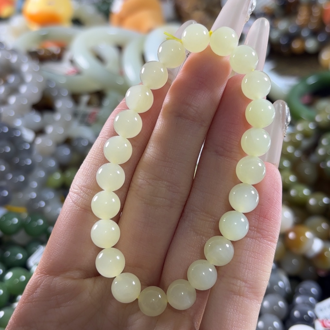 和田玉未镶嵌手链270