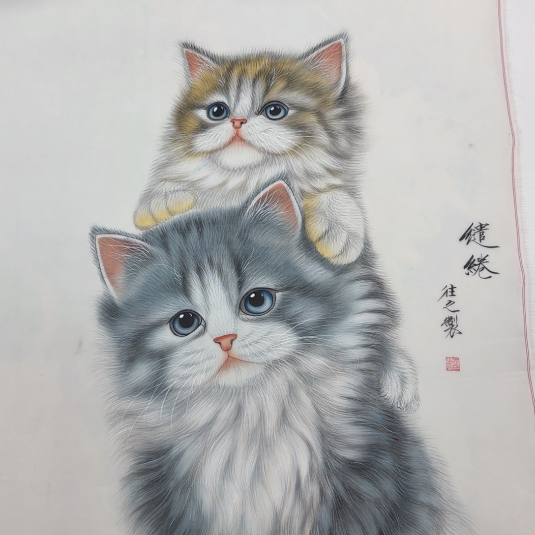 国画国画作品山水花鸟