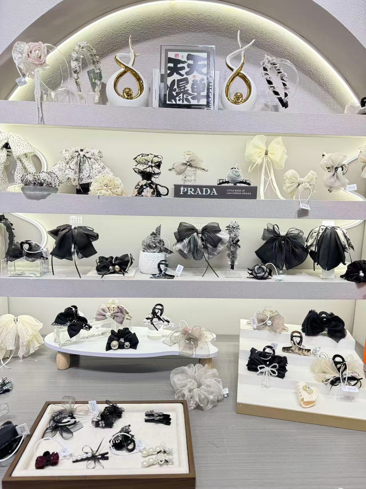 AJ001-100(6.7)发饰原创设计海外原版高定款饰品