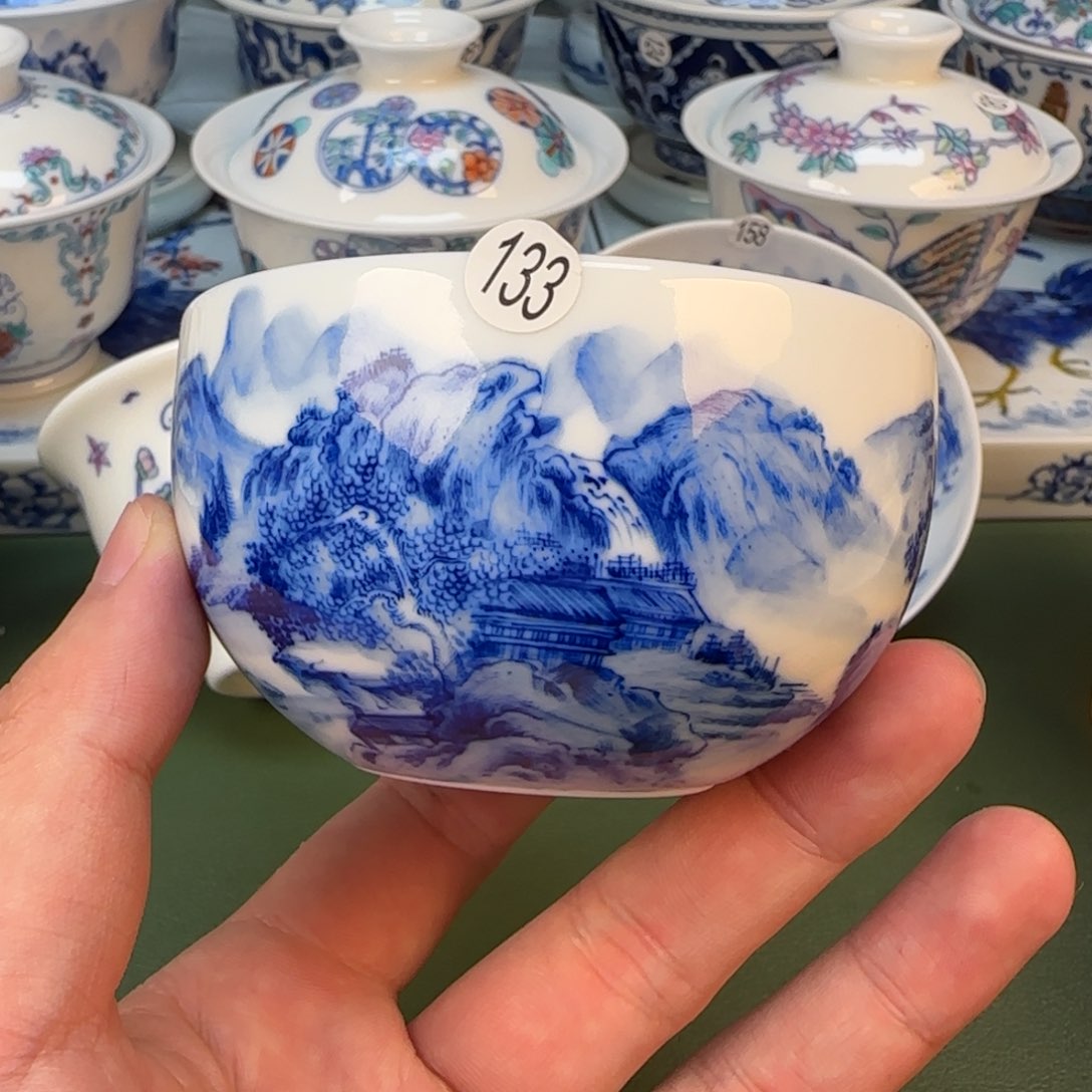 彦祖纯手工手绘茶具133