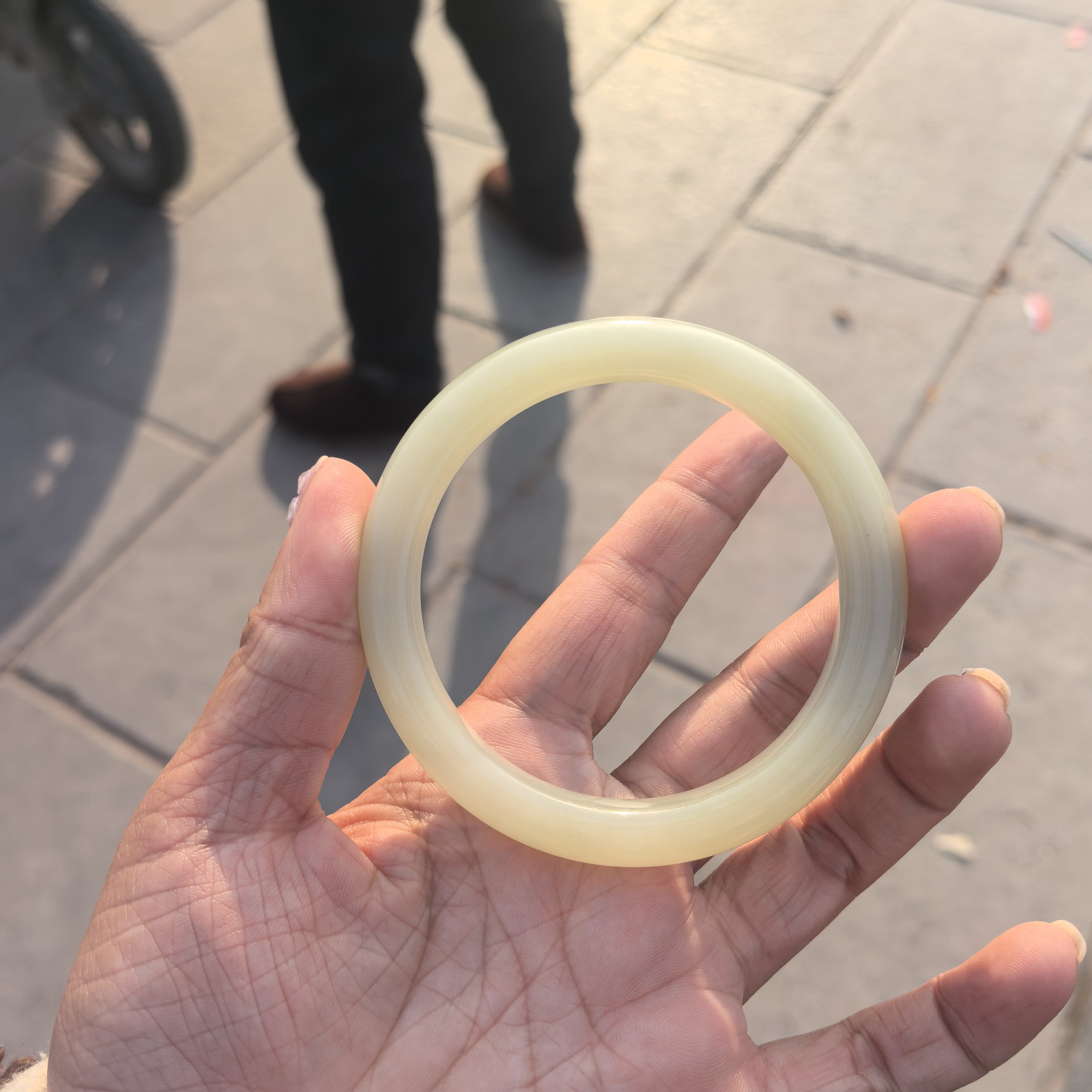 和田玉青海料手镯（备注圈口58-61）