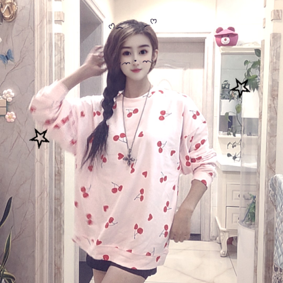 外贸休闲大板毛圈卫衣086