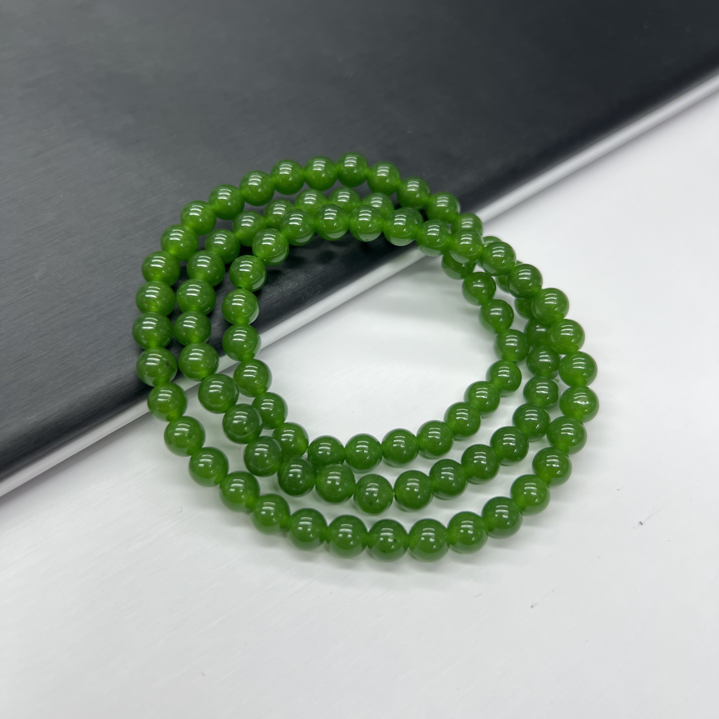 a235菠菜多圈手串6mm百搭