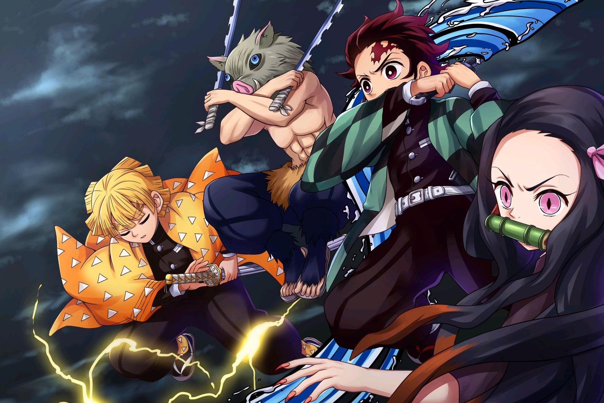 《鬼灭水晶砖》周边动漫二创高清亚克力水晶砖摆件12*8*1.5