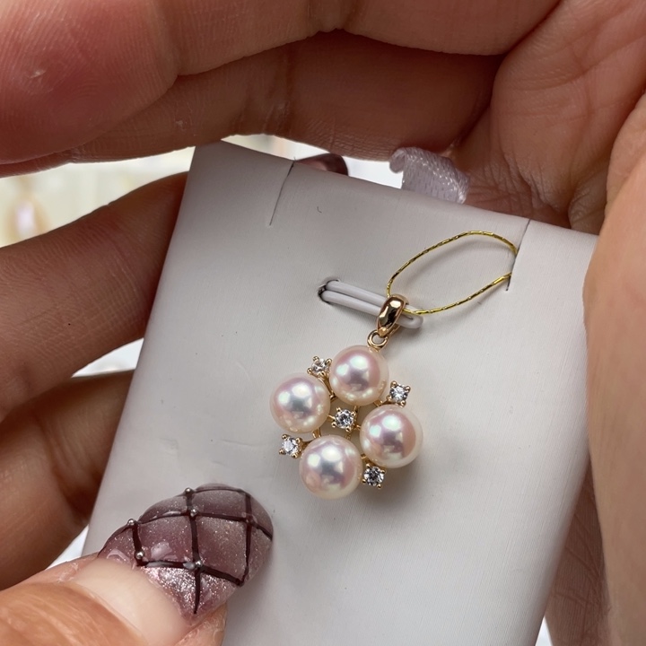 海水珍珠颈饰14K金镶嵌