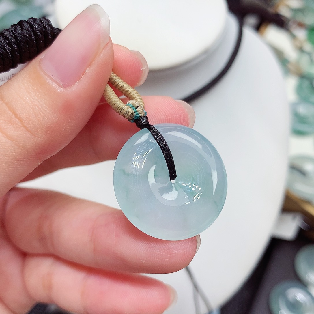 颈饰未镶嵌翡翠翡翠13，23.8/5.6