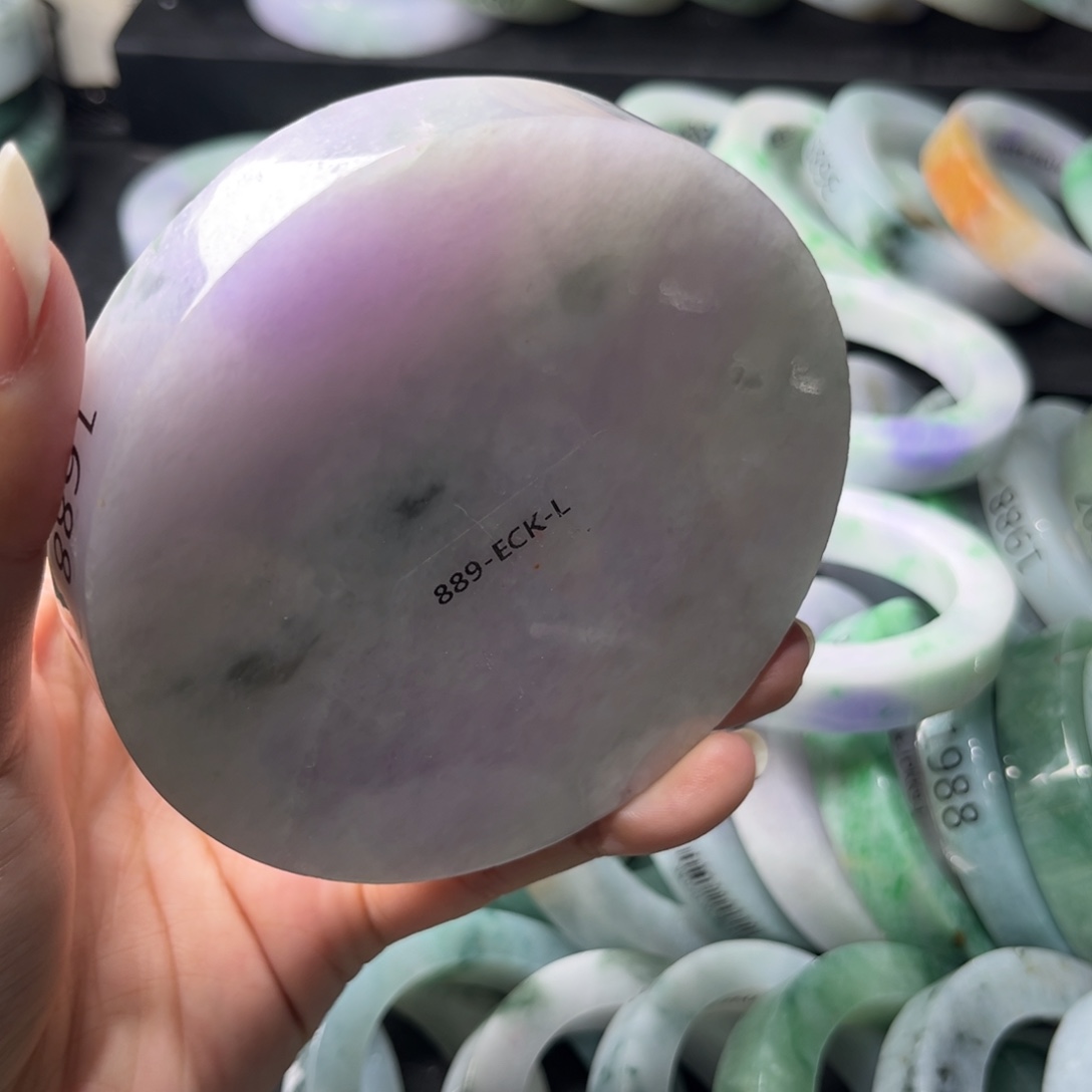 定制翡翠未镶嵌天然翡翠手镯