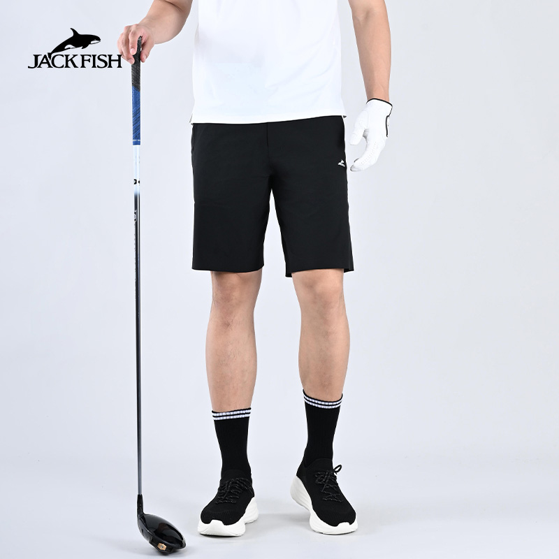 JACKFISH【三推专属福利】轻户外休闲裤男士修身直筒裤子潮流短裤
