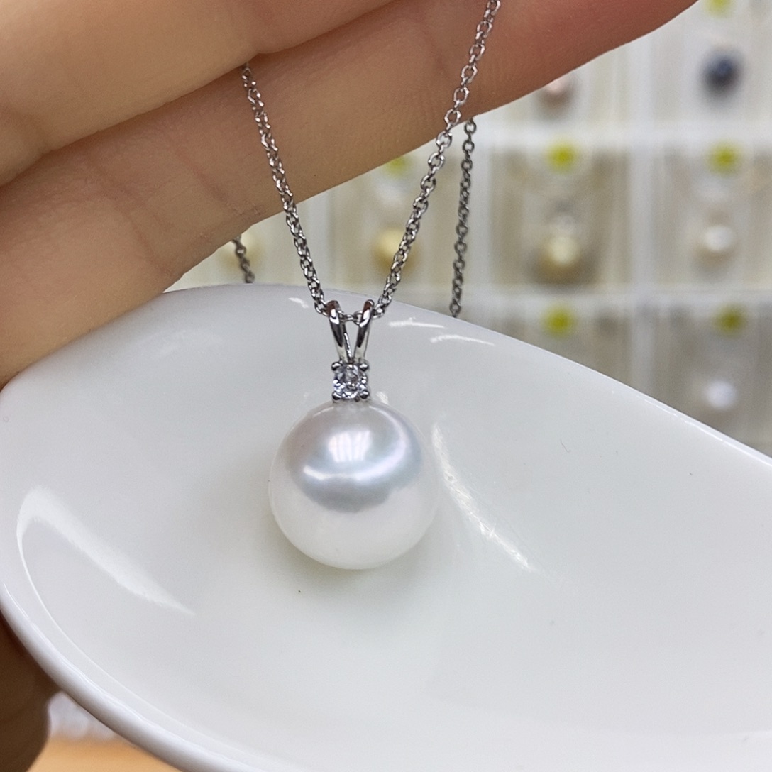 淡水珍珠未镶嵌吊坠(赠链)