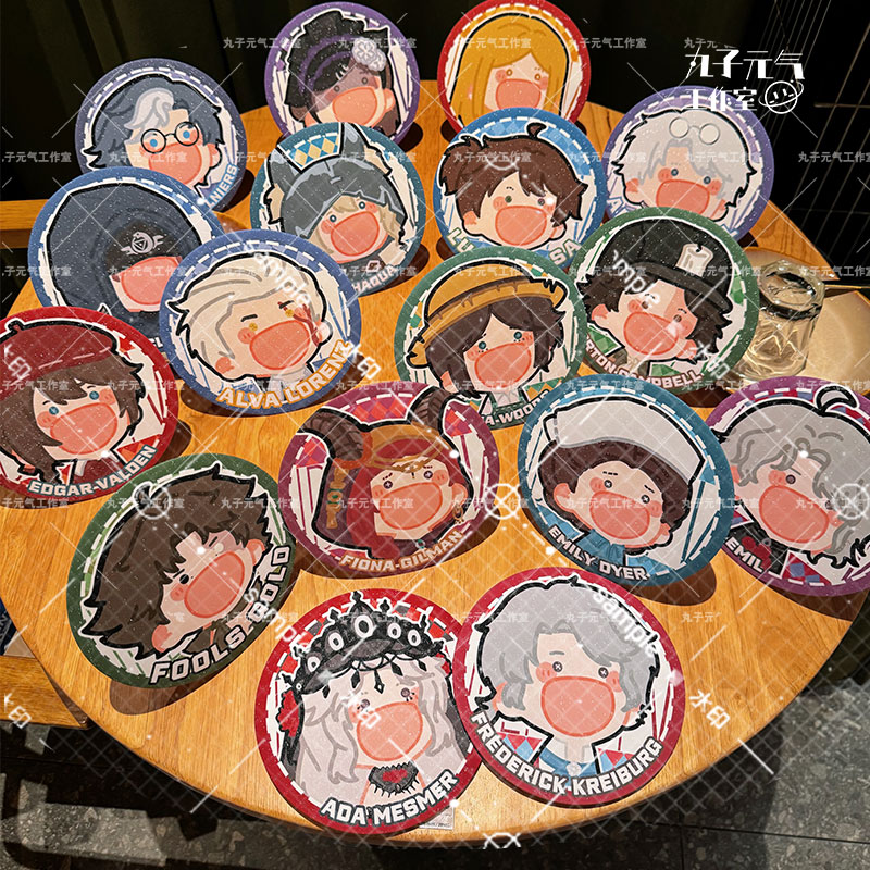 哇呜大嘴【第五人格超大泡面吧唧】画师授权囚徒隐士同人周边徽章